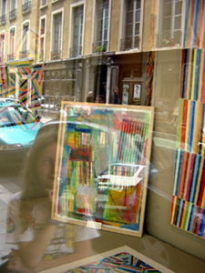 la vitrine de la galerie Cupillard